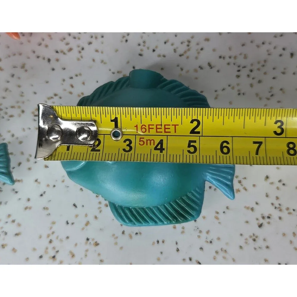 Vtg Blow Mold Tropical Fish Replacement COVERS ONLY String Lights Patio Camping